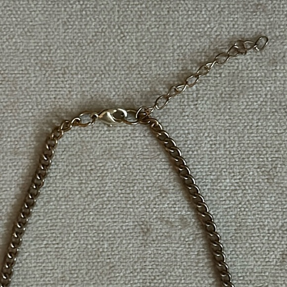 Pink, Blue & White Faux Diamond & Pearl Floral Statement Necklace - Picture 6 of 10